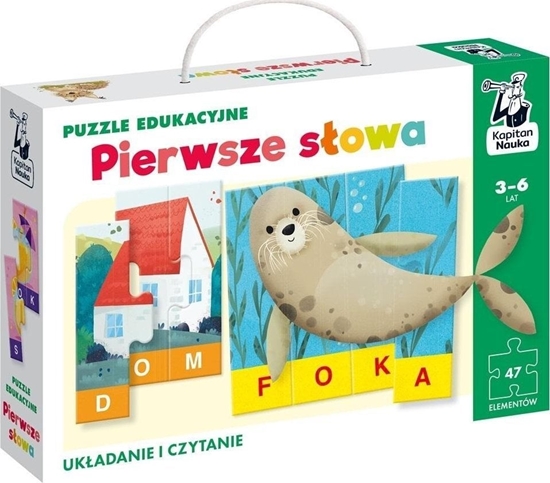 Picture of Kapitan Nauka. Puzzle edukacyjne Pierwsze sowa