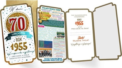 Изображение Karnet urodziny 70