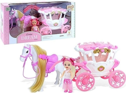 Attēls no Karoca z koniem i lalk 8cm