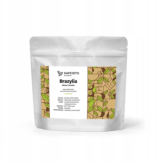 Picture of Kawa ziarnista Kafejeto Palarnia Brazylia Monte Carmelo FILTR 250g