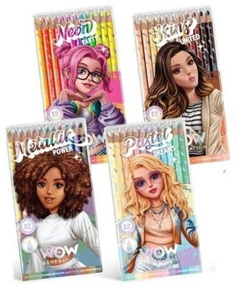 Picture of Kids Euroswan Kredki 12 kolorów WOW MIX