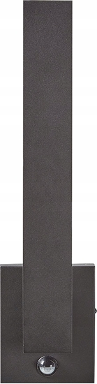 Picture of Kinkiet Beliani Lampa cienna zewntrzna LED z czujnikiem ruchu czarna TUMMEL