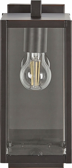 Picture of Kinkiet Beliani Lampa cienna zewntrzna z czujnikiem ruchu czarna MEGGET