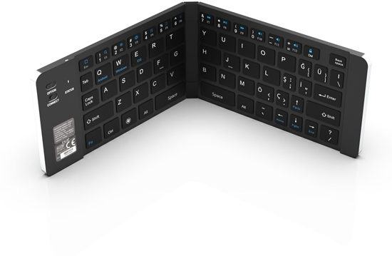 Picture of Klawiatura Inca INCA Tastatur IBK-579BT  Mini-Größe, faltbar, Akku, SI&SW retail