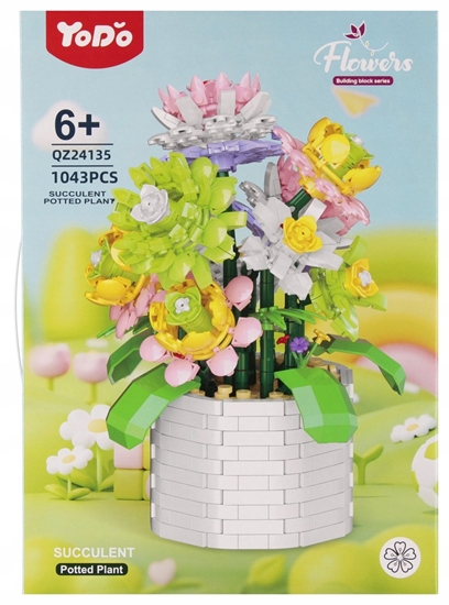 Picture of KLOCKI KONSTR KWIATY 1043SZT 29X41X6 MC PUD 18