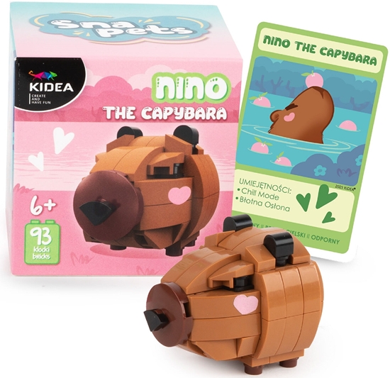 Изображение KLOCKI KONSTR SNAPETS KAPIBARA 93EL AKC KIDEA PU