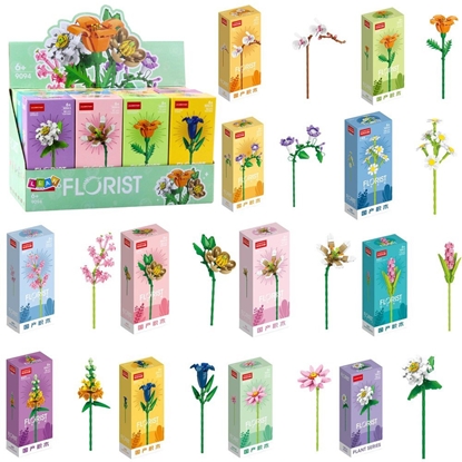 Attēls no LeanToys Klocki Konstrukcyjne Pojedynczy Kwiat Dekoracyjny 56-245 el. LEAN TOYS