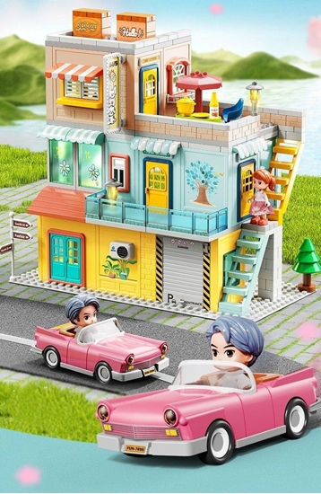 Picture of Klocki konstrukcyjne willa 304 elementy