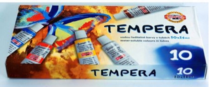 Изображение Koh I Noor Farby Tempery 10 kolorów 16 ml