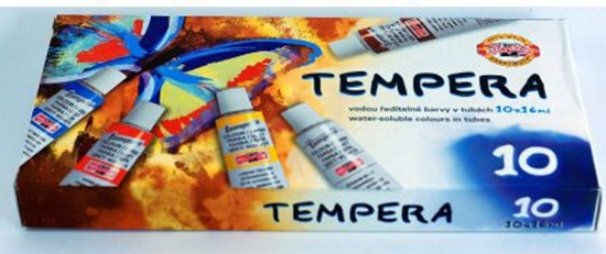 Изображение Koh I Noor Farby Tempery 10 kolorów 16 ml