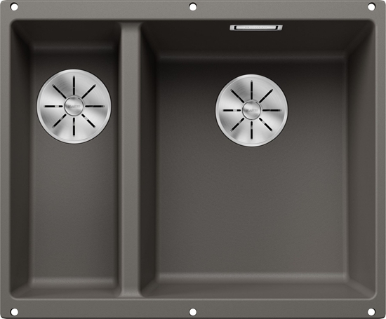 Изображение Komora podwieszana SUBLINE 340/160-U Silgranit wulkaniczny szary prawa, InFino