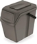 Attēls no Kosz na mieci Prosperplast KEDEN KOSZ NA MIECI SORTIBOX 25L - SZARY KAMIENNY