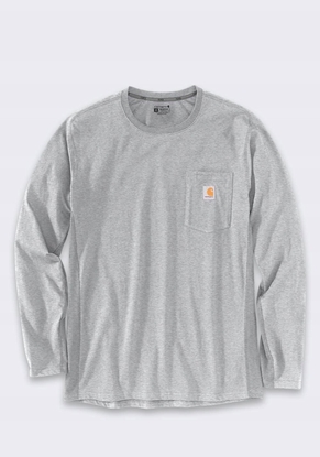 Attēls no Koszulka Carhartt Force Midweight Pocket Grey
