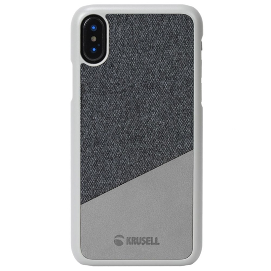 Изображение Krusell Apple Tanum Cover Apple iPhone XS grey
