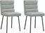 Attēls no Krzesa stoowe, 2 szt., jasnoszare, aksamitne