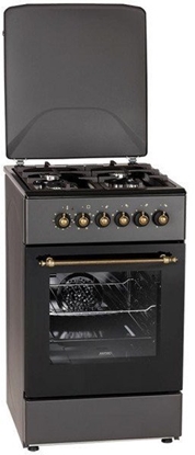 Picture of Kuchnia gazowo-elektryczna Retro Designe MPM-56-KRM-13 czarna