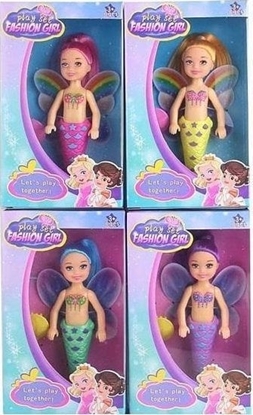 Attēls no Lalka syrenka ze skrzydekam MIX