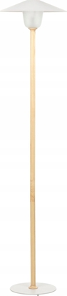 Изображение Lampa podogowa Beliani Lampa podogowa drewniana biaa MOPPY