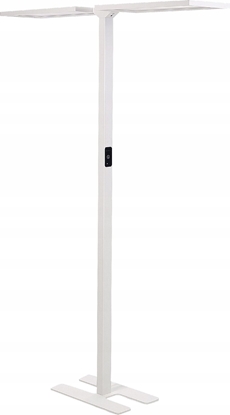 Picture of Lampa podogowa Beliani Lampa podogowa LED metalowa biaa SCULPTOR