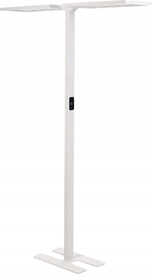 Picture of Lampa podogowa Beliani Lampa podogowa LED metalowa biaa SCULPTOR