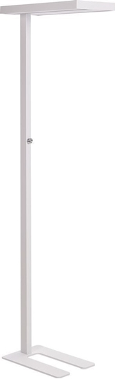 Picture of Lampa podogowa Beliani Lampa podogowa LED metalowa biaa TAURUS