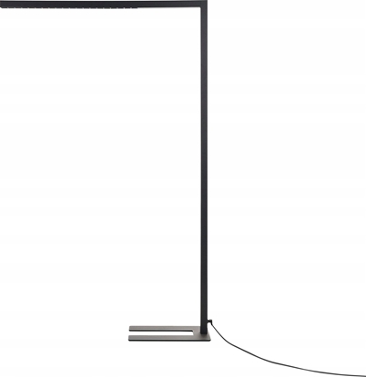 Picture of Lampa podogowa Beliani Lampa podogowa LED metalowa czarna MENSA