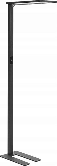 Picture of Lampa podogowa Beliani Lampa podogowa LED metalowa czarna ORION