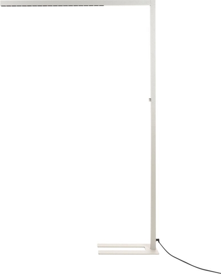 Picture of Lampa podogowa Beliani Lampa podogowa LED metalowa srebrna MENSA