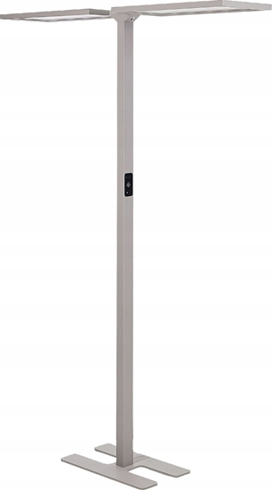 Picture of Lampa podogowa Beliani Lampa podogowa LED metalowa srebrna SCULPTOR