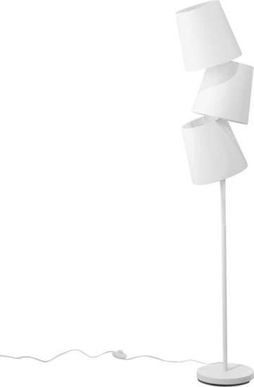 Picture of Lampa podogowa Beliani Lampa podogowa metalowa biaa RIO GRANDE