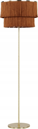 Picture of Lampa podogowa Beliani Lampa podogowa metalowa brzowa PERISTERI