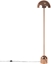 Attēls no Lampa podogowa Beliani Lampa podogowa metalowa miedziana MACASIA