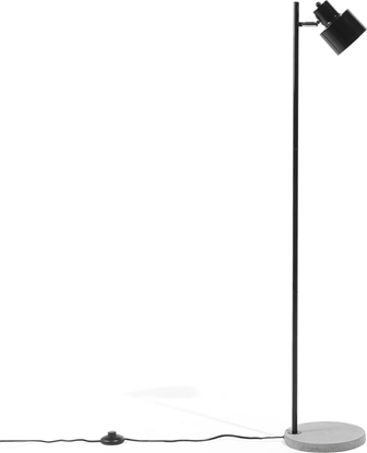 Picture of Lampa podogowa Beliani Lampa podogowa regulowana metalowa czarna CORBONES