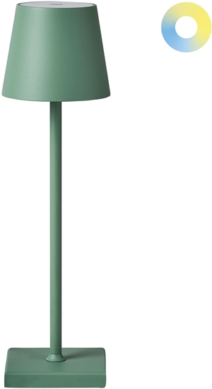 Picture of Lampa stoowa Beliani Bezprzewodowa lampa stoowa LED BACEIRO Ze ciemniaczem Metal Zielony