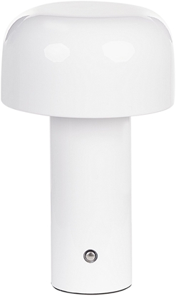 Picture of Lampa stoowa Beliani Bezprzewodowa lampa stoowa LED BESOS Ze ciemniaczem Metal Biay