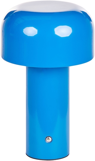 Picture of Lampa stoowa Beliani Bezprzewodowa lampa stoowa LED BESOS Ze ciemniaczem Metal Niebieski