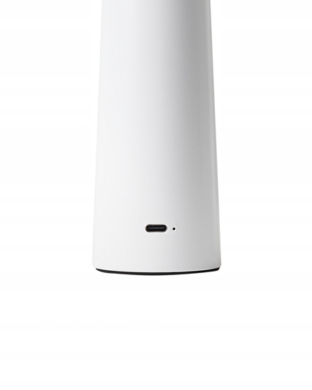 Picture of Lampa stoowa Beliani Bezprzewodowa lampa stoowa LED LEVIRA Ze ciemniaczem Metal Biay