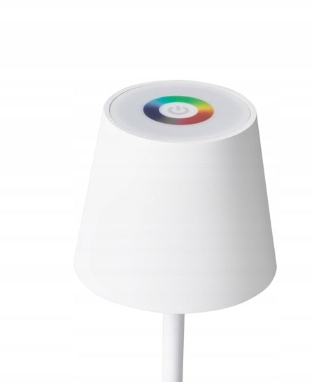 Picture of Lampa stoowa Beliani Bezprzewodowa lampa stoowa LED VALIRA Metal Biay