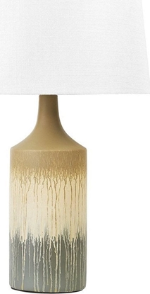 Picture of Lampa stoowa Beliani Lampa stoowa ceramiczna beowa z szarym CALVAS