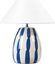 Picture of Lampa stoowa Beliani Lampa stoowa ceramiczna beowo-niebieska LUCHETTI