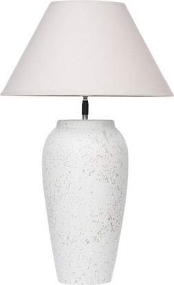 Изображение Lampa stoowa Beliani Lampa stoowa ceramiczna biaa AMBLO
