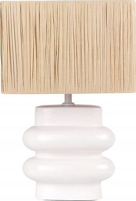 Picture of Lampa stoowa Beliani Lampa stoowa ceramiczna biaa JUDY