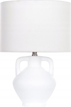 Picture of Lampa stoowa Beliani Lampa stoowa ceramiczna biaa LABRADA