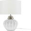 Изображение Lampa stoowa Beliani Lampa stoowa ceramiczna biaa NERIS
