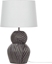 Attēls no Lampa stoowa Beliani Lampa stoowa ceramiczna czarna GUAPORE