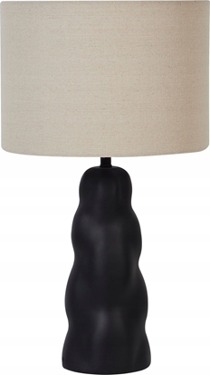 Picture of Lampa stoowa Beliani Lampa stoowa ceramiczna czarna VILAR