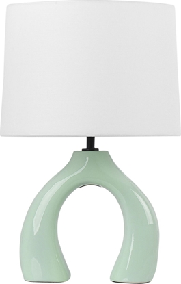 Picture of Lampa stoowa Beliani Lampa stoowa ceramiczna jasnozielona ABBIE