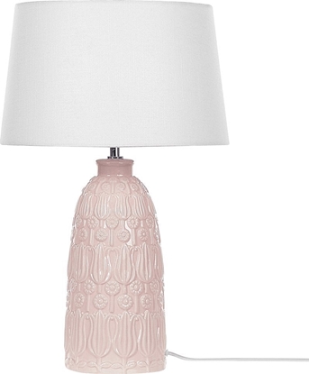 Picture of Lampa stoowa Beliani Lampa stoowa ceramiczna róowa ZARIMA