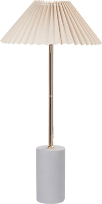 Picture of Lampa stoowa Beliani Lampa stoowa lniana beowa BALUARTE