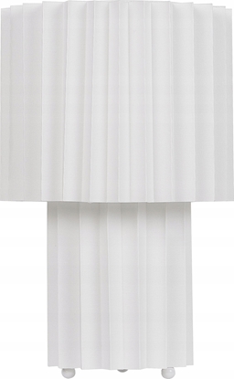 Picture of Lampa stoowa Beliani Lampa stoowa lniana biaa ALFEIOS